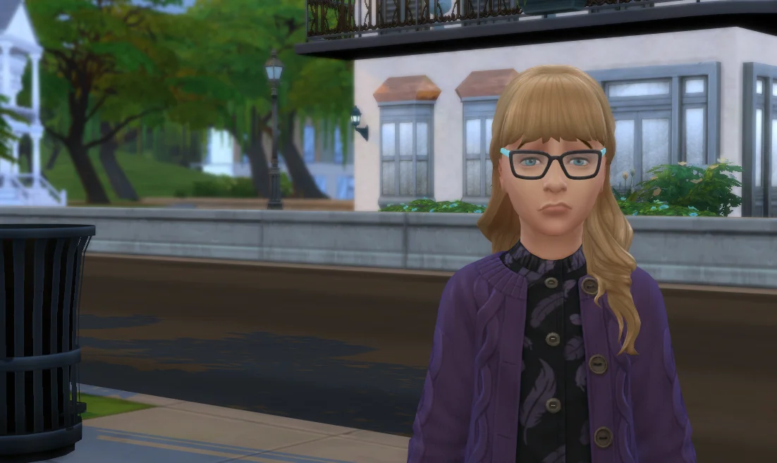 Merrill Kavanagh as a child in her household home.